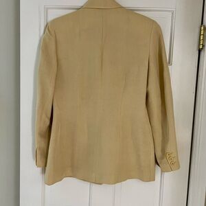 Ann Taylor Tan Blazer Tailored Suit Jacket
